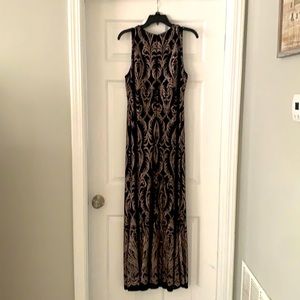 Elegant R&M Richards Black Gown Size 14